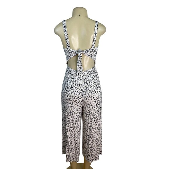 Nordstrom Floral Sleeveless Tie-Back Girls Jumpsuit W/ Pockets  Size XL - Picture 3 of 9